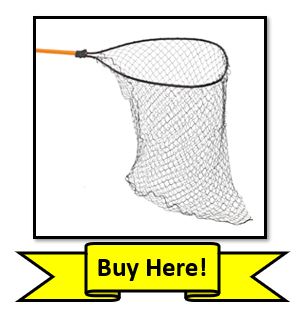 The very large frabill deep knotless conservation fishing net